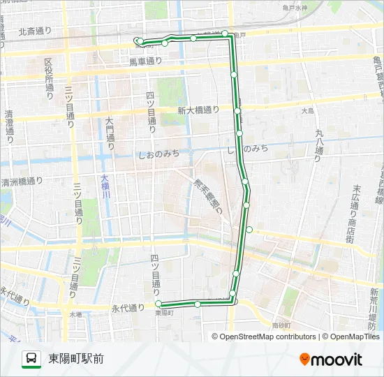 都０７ バスの路線図