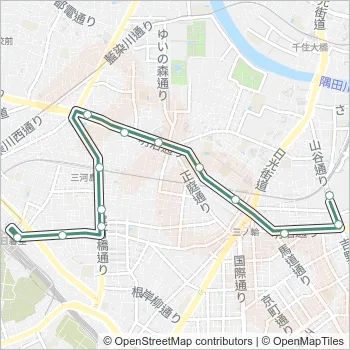 里２２ Bus Line Map