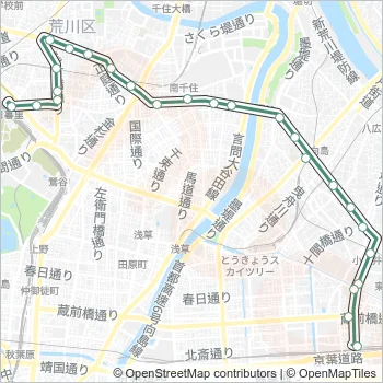 里２２ Bus Line Map