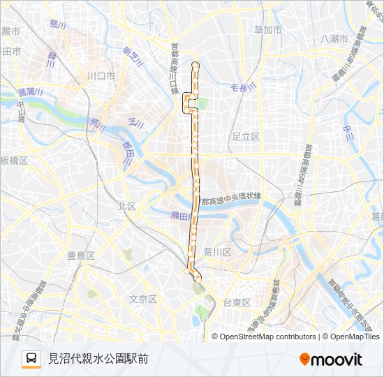 里４８ Bus Line Map