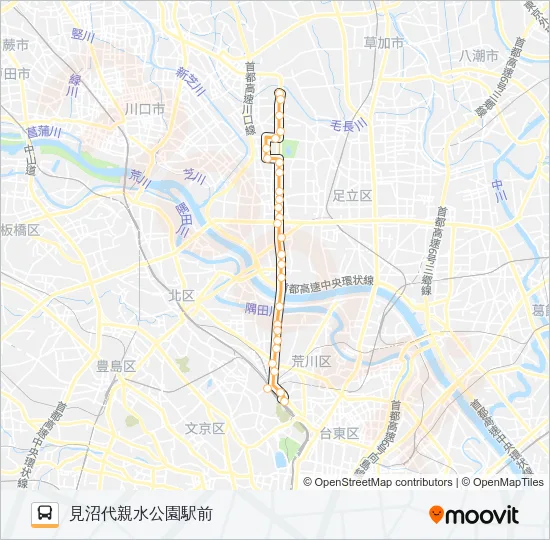 里４８ Bus Line Map