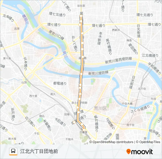 里４８ Bus Line Map
