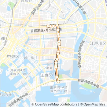 錦１８ Bus Line Map