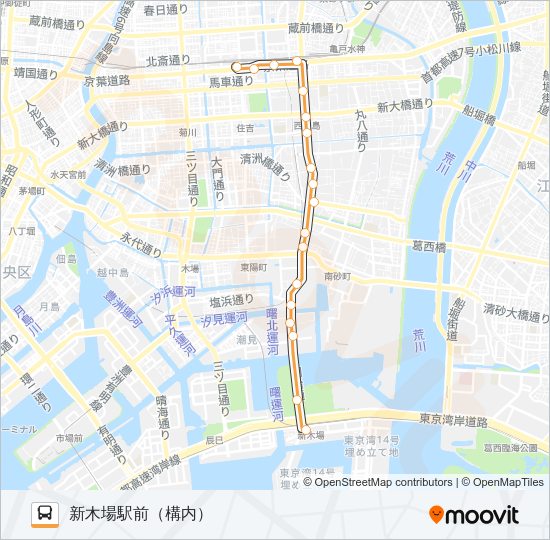 錦１８ Bus Line Map