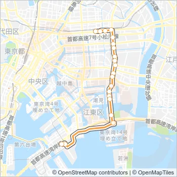 錦１８ Bus Line Map