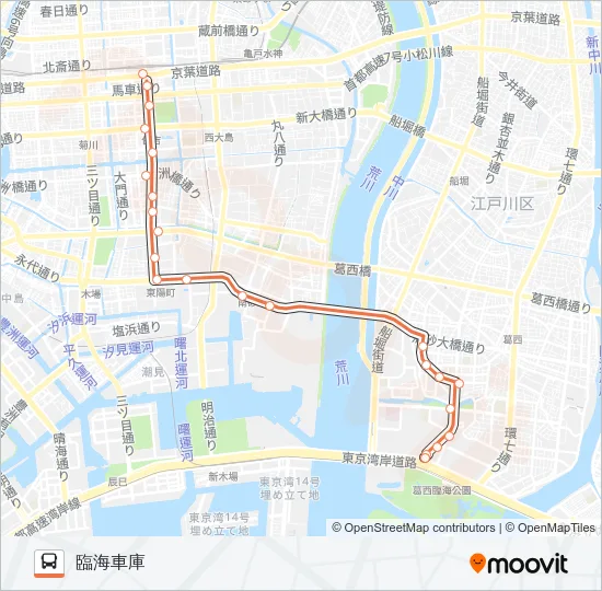 錦２２ Bus Line Map