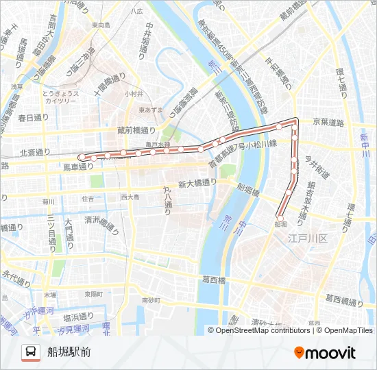 錦２５ Bus Line Map
