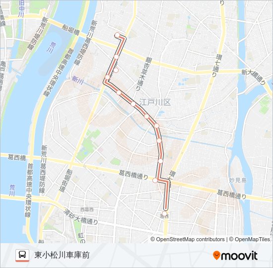 錦２５ Bus Line Map
