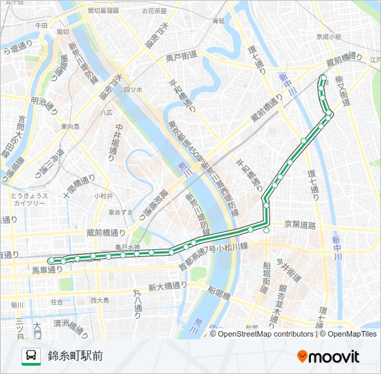 錦２７ Bus Line Map