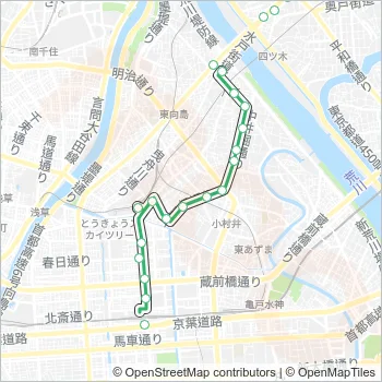 錦３７ Bus Line Map