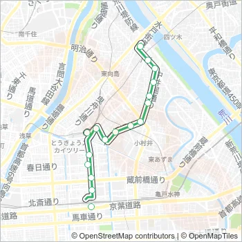 錦３７ Bus Line Map
