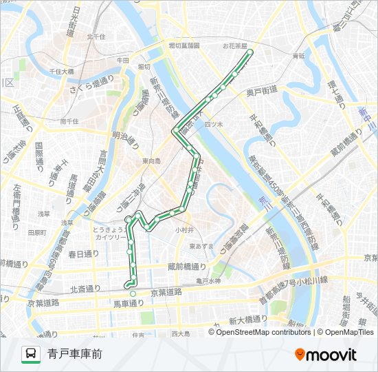 錦３７ Bus Line Map