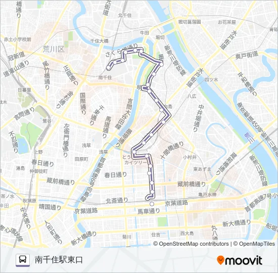 錦４０ バスの路線図