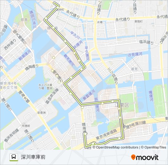 門１９ Bus Line Map
