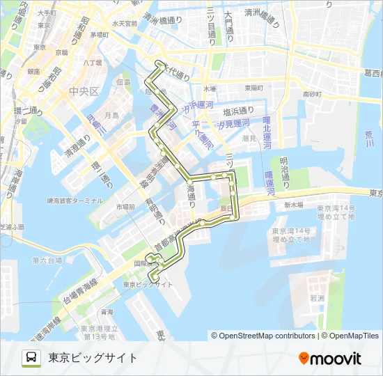 門１９ バスの路線図