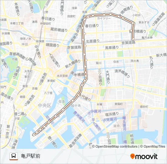 門３３ バスの路線図