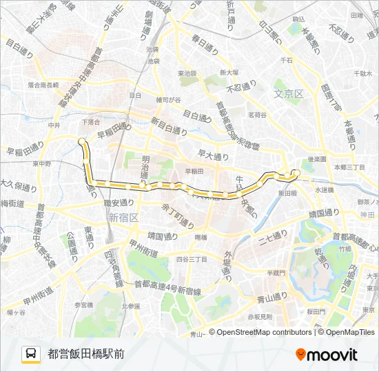 飯６２ Bus Line Map