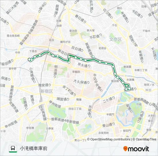 飯６４ バスの路線図