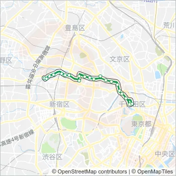 飯６４ Bus Line Map
