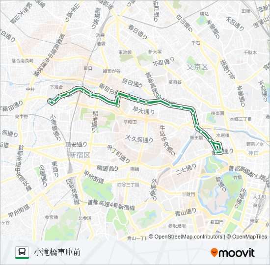 飯６４ Bus Line Map