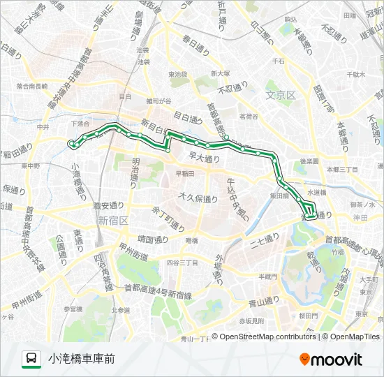 飯６４ Bus Line Map