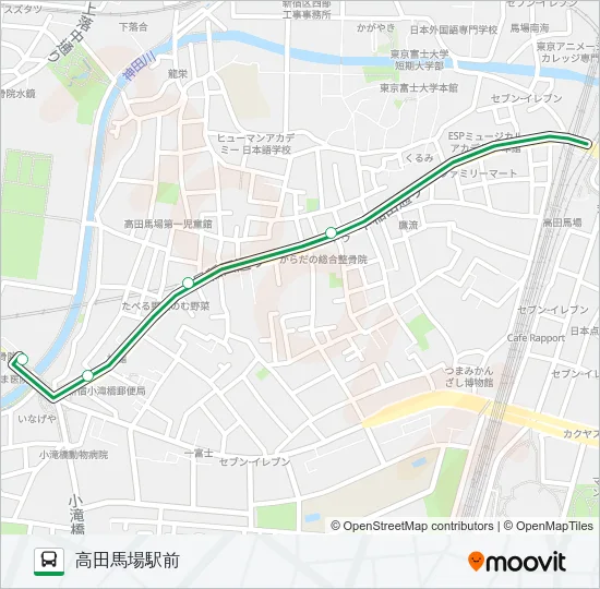飯６４ バスの路線図