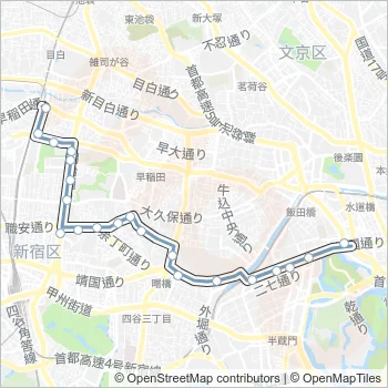 高７１ Bus Line Map