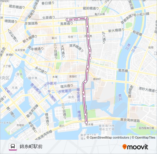 急行０５ Bus Line Map