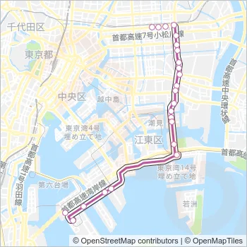 急行０５ Bus Line Map