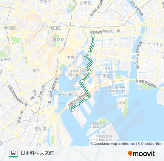 急行０６ Bus Line Map