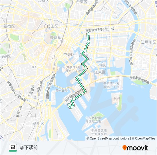 急行０６ Bus Line Map