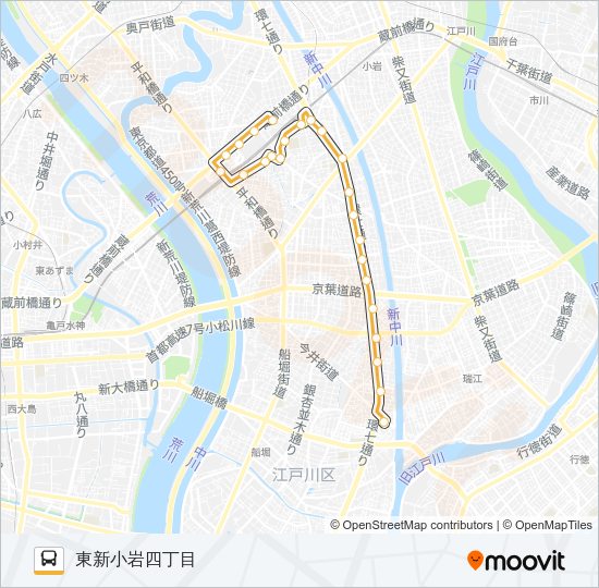 新小２０ Bus Line Map