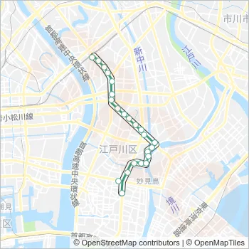 新小２２ Bus Line Map