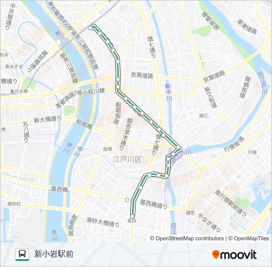 新小２２ Bus Line Map