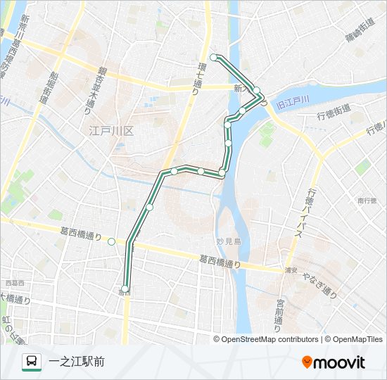 新小２２ Bus Line Map