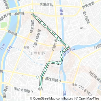 新小２２ Bus Line Map