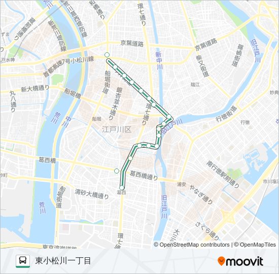 新小２２ Bus Line Map