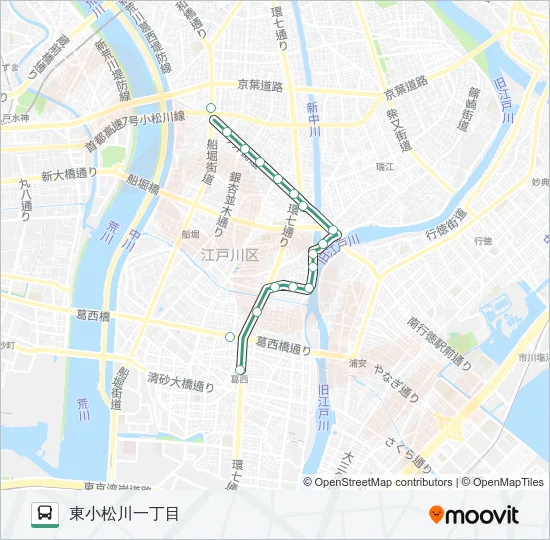 新小２２ バスの路線図