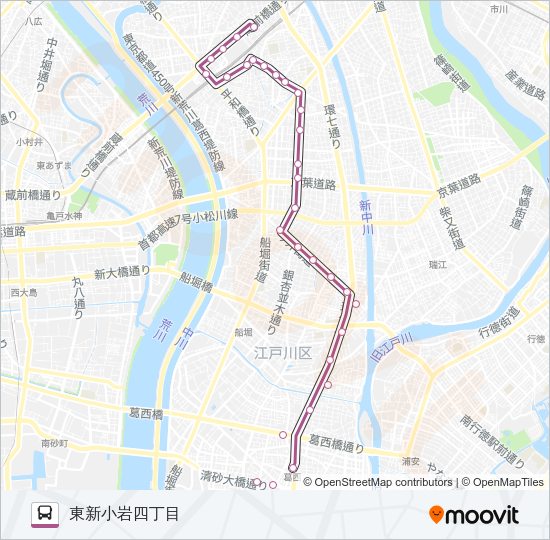 新小２９ Bus Line Map
