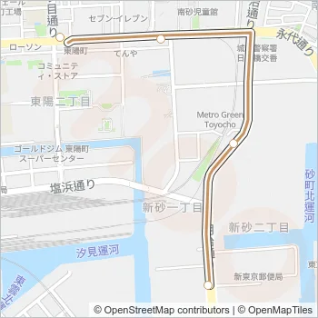 木１１甲 Bus Line Map