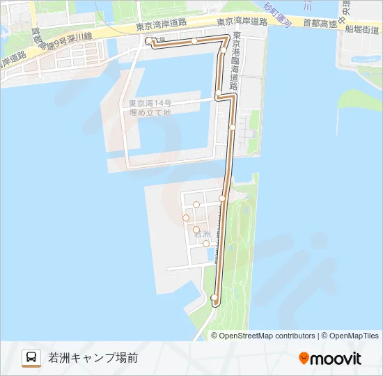 木１１甲 バスの路線図