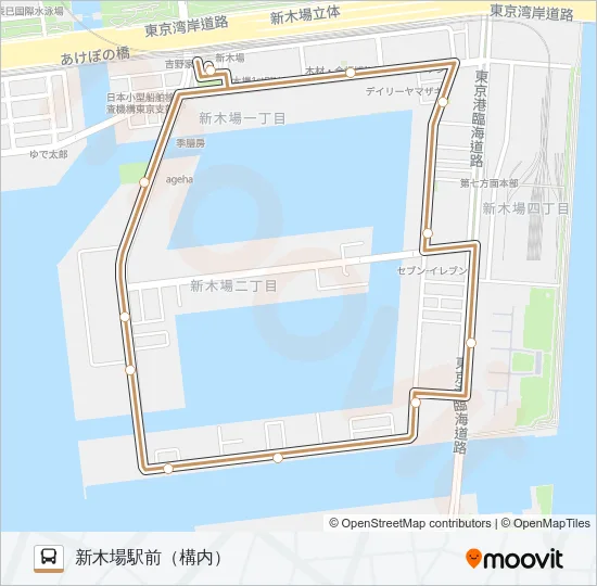 木１１甲 Bus Line Map