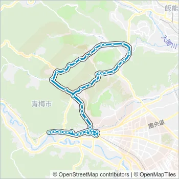 梅７４甲 Bus Line Map