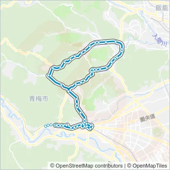 梅７４甲 Bus Line Map
