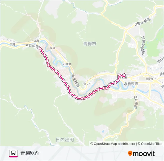 梅７６丙 Bus Line Map
