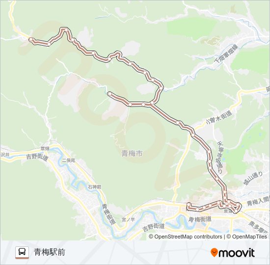 梅７６甲 Bus Line Map