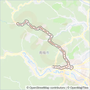梅７６甲 Bus Line Map