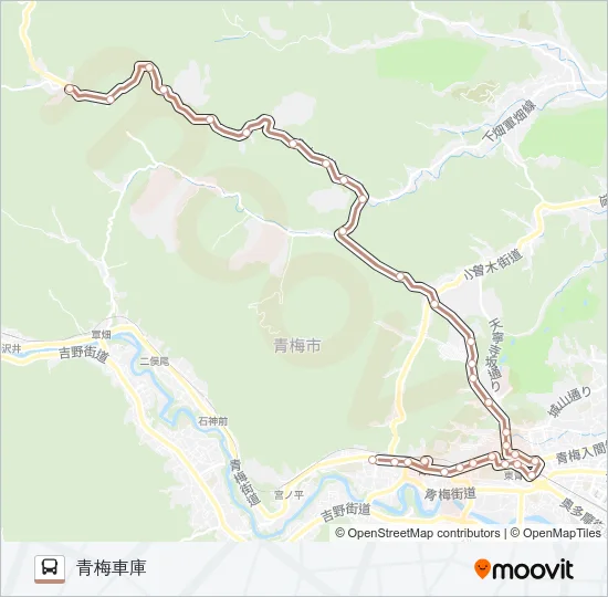 梅７６甲 Bus Line Map