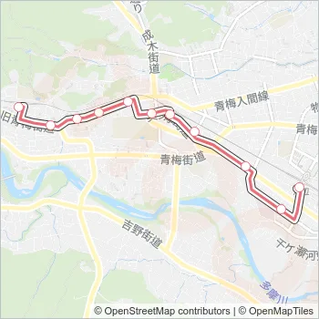 梅７７丁 Bus Line Map