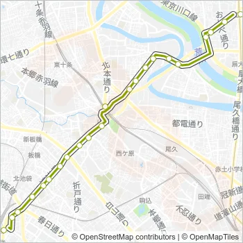 王４０甲 Bus Line Map